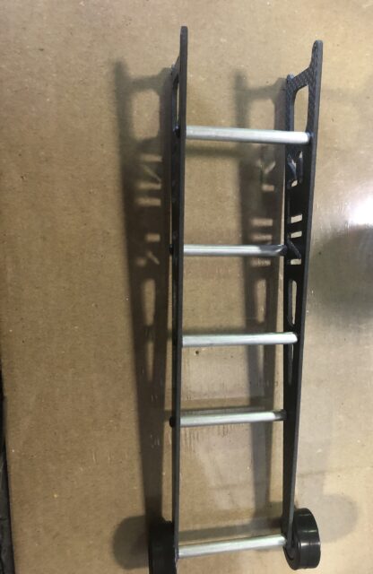 Carbon Fiber Slash Ladder Style Wheelie Bar - Image 2